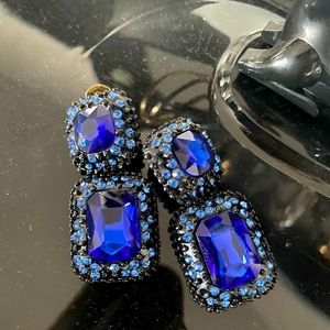 Beautiful Royal blue stud style earrings